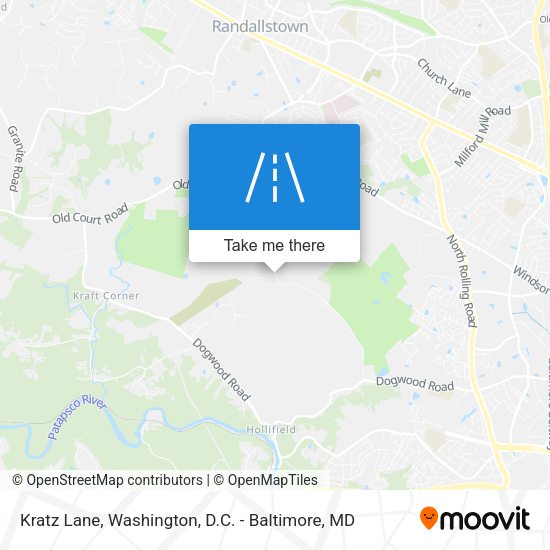 Kratz Lane map