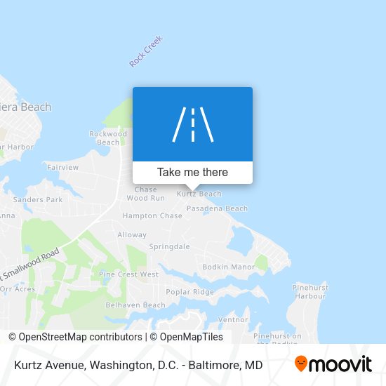 Kurtz Avenue map