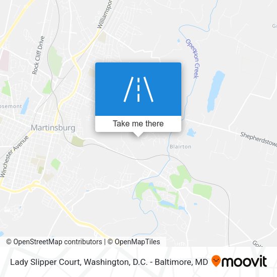 Lady Slipper Court map