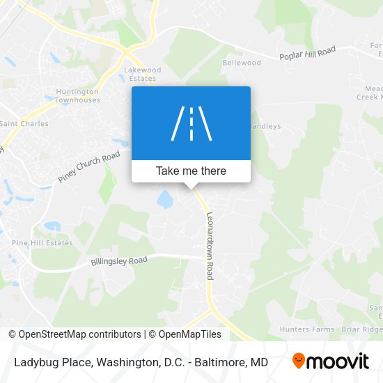 Ladybug Place map