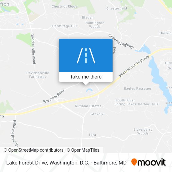 Mapa de Lake Forest Drive