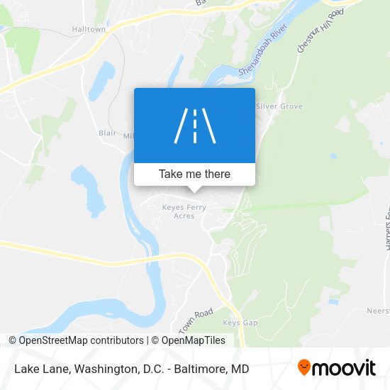 Mapa de Lake Lane