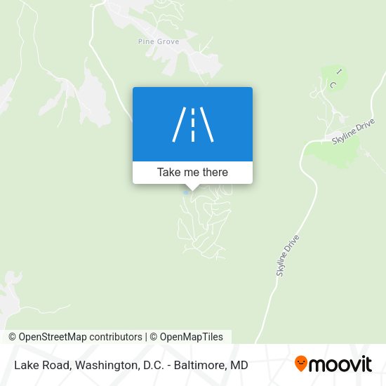 Lake Road map