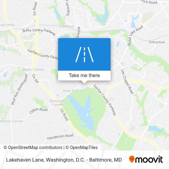 Mapa de Lakehaven Lane