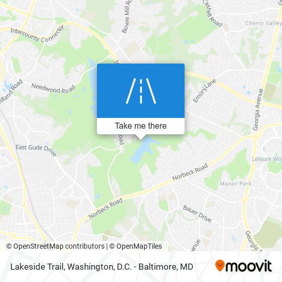 Lakeside Trail map