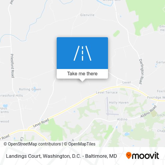 Landings Court map