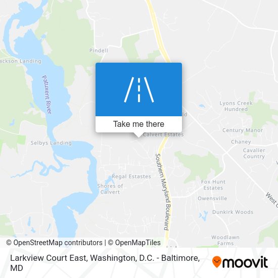 Larkview Court East map