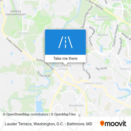 Lauder Terrace map