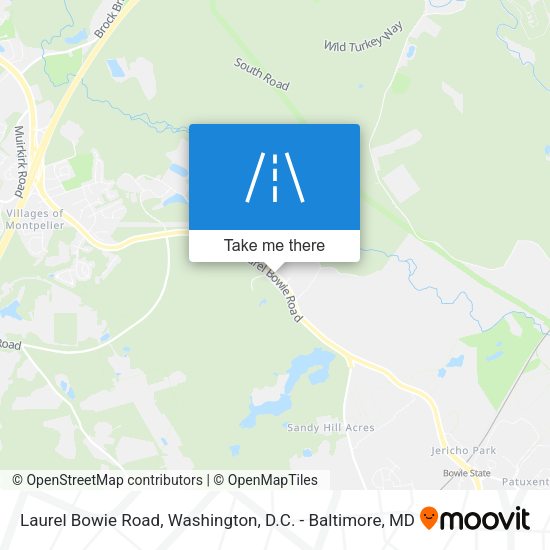 Mapa de Laurel Bowie Road
