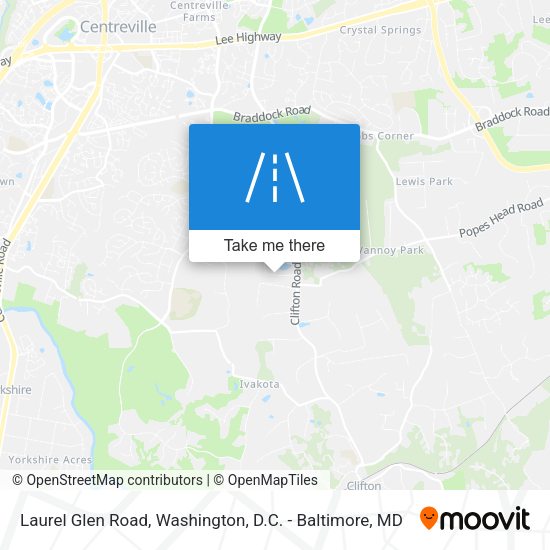 Mapa de Laurel Glen Road