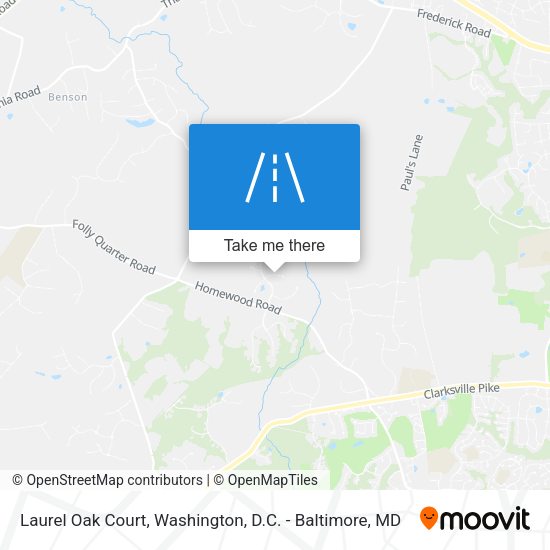 Mapa de Laurel Oak Court