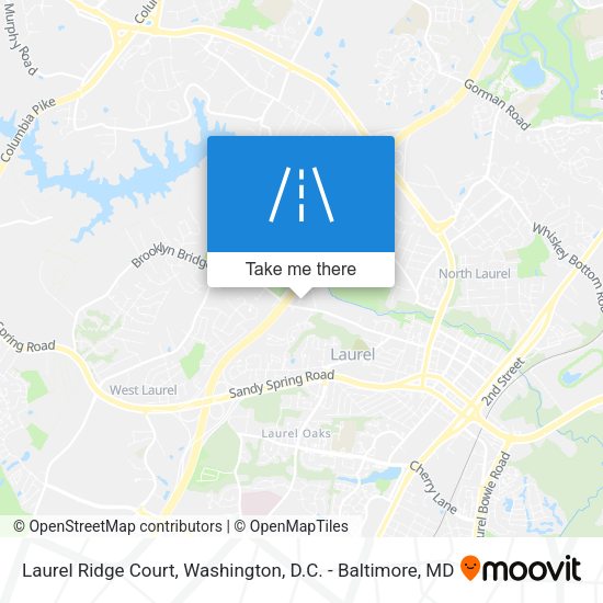 Mapa de Laurel Ridge Court