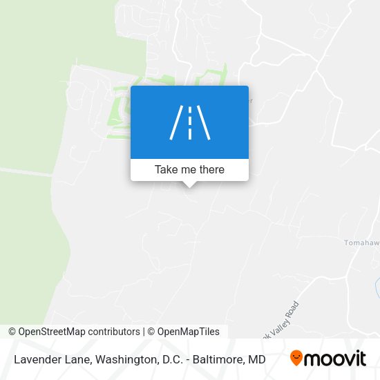 Lavender Lane map