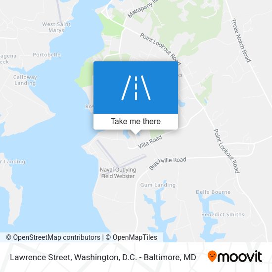 Lawrence Street map