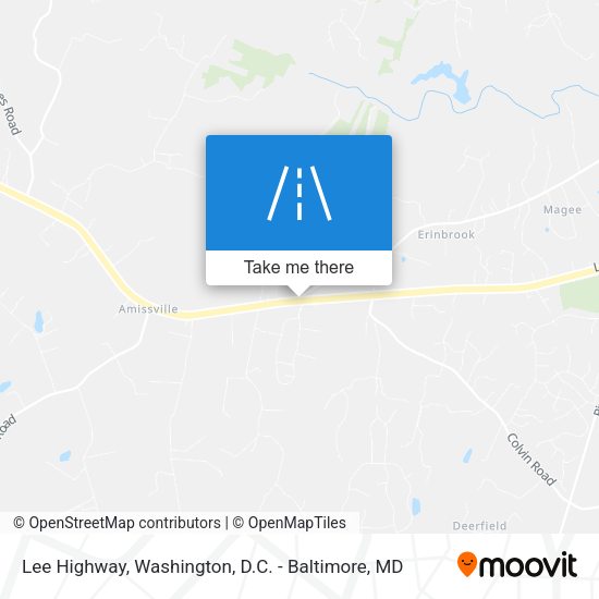 Lee Highway map