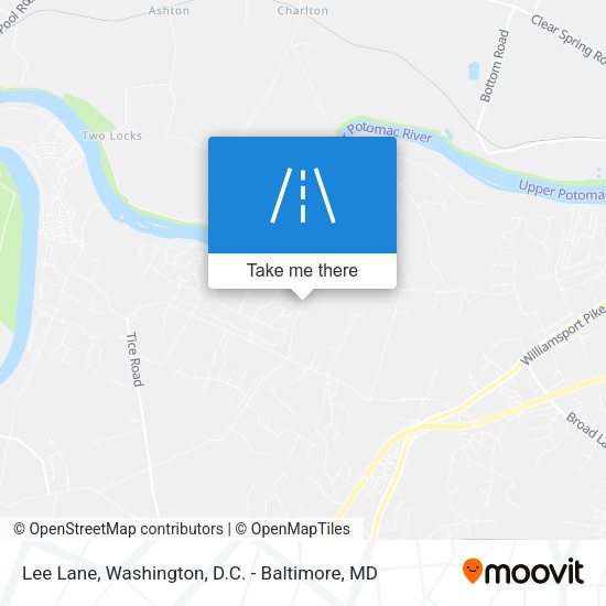 Lee Lane map