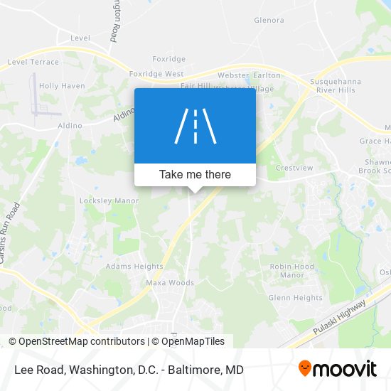 Mapa de Lee Road