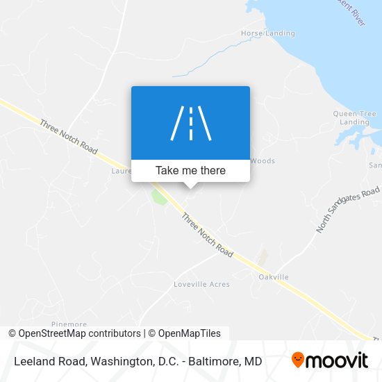 Mapa de Leeland Road