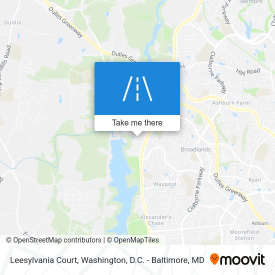 Mapa de Leesylvania Court