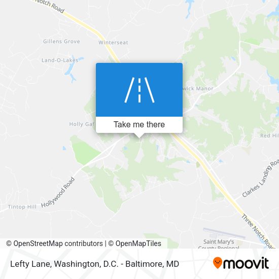 Mapa de Lefty Lane