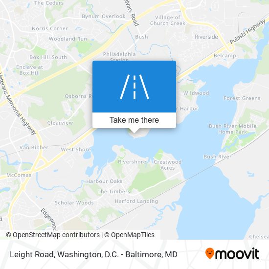 Leight Road map
