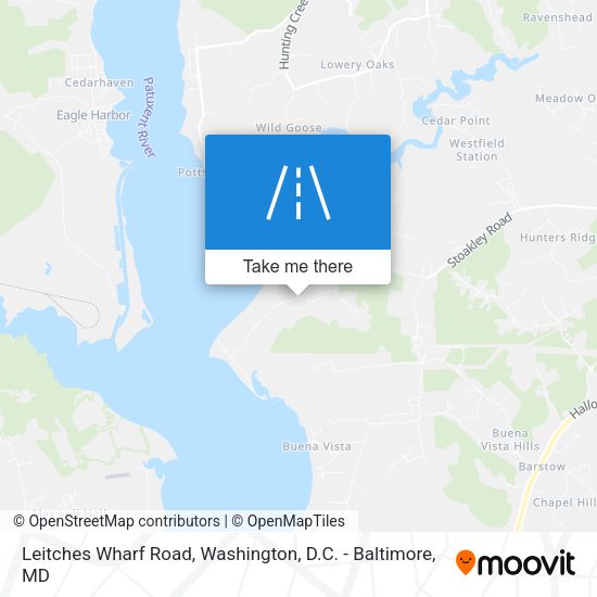 Mapa de Leitches Wharf Road