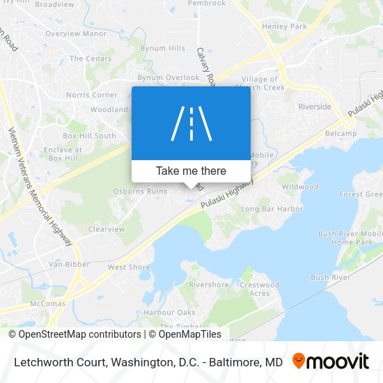 Mapa de Letchworth Court