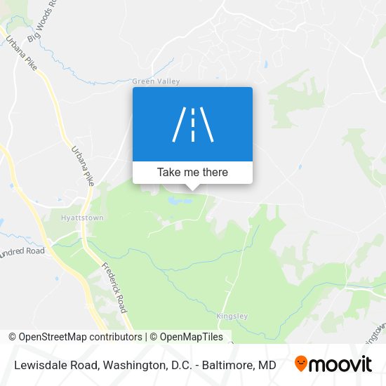 Lewisdale Road map