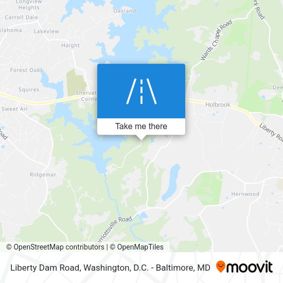 Liberty Dam Road map