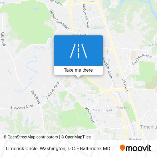 Mapa de Limerick Circle