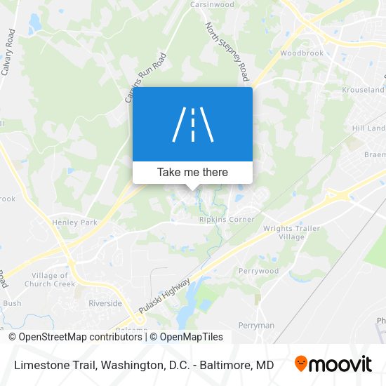 Limestone Trail map