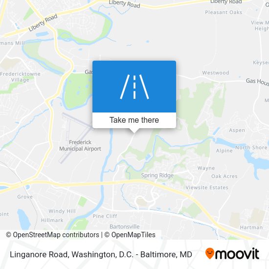 Mapa de Linganore Road