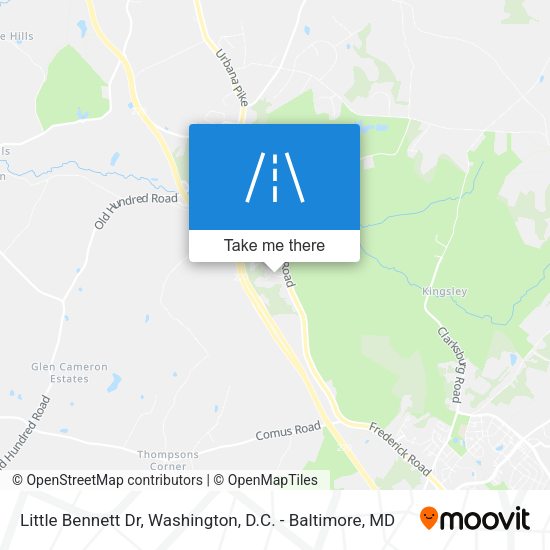 Little Bennett Dr map
