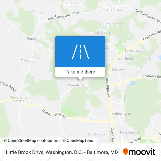 Little Brook Drive map