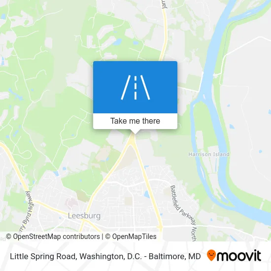 Little Spring Road map