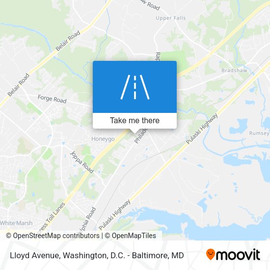 Mapa de Lloyd Avenue