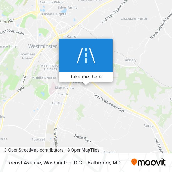 Mapa de Locust Avenue