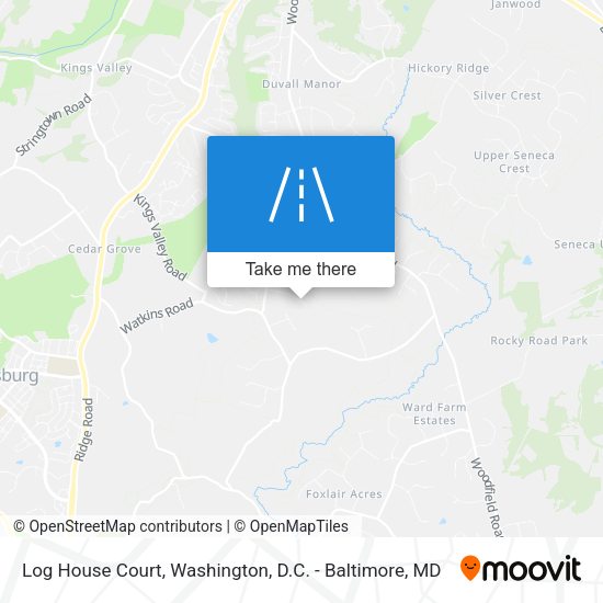 Log House Court map