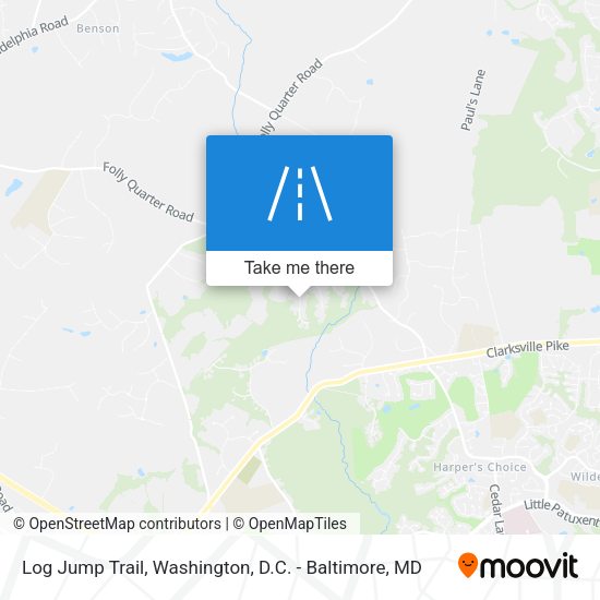 Log Jump Trail map