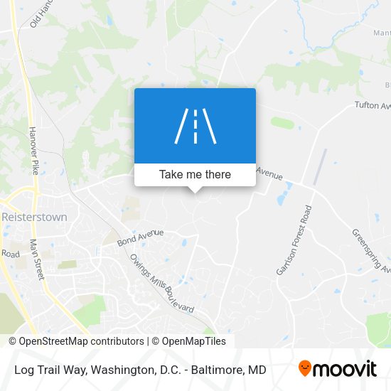 Log Trail Way map