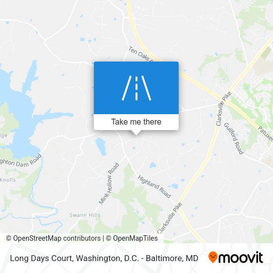 Long Days Court map