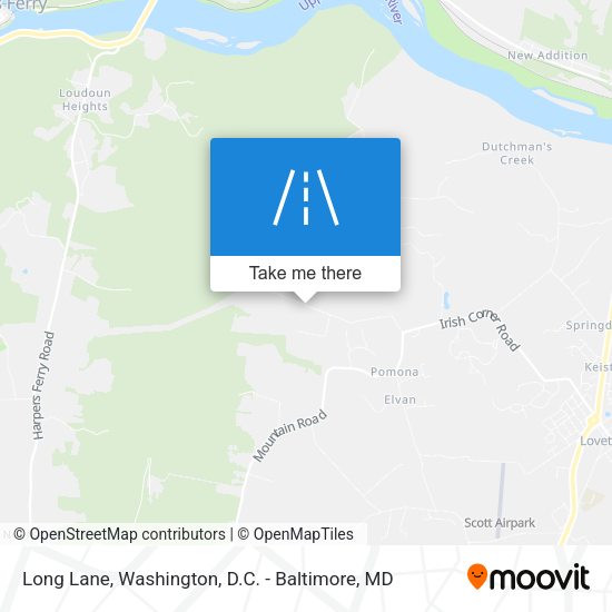 Mapa de Long Lane