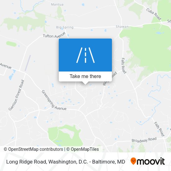 Long Ridge Road map