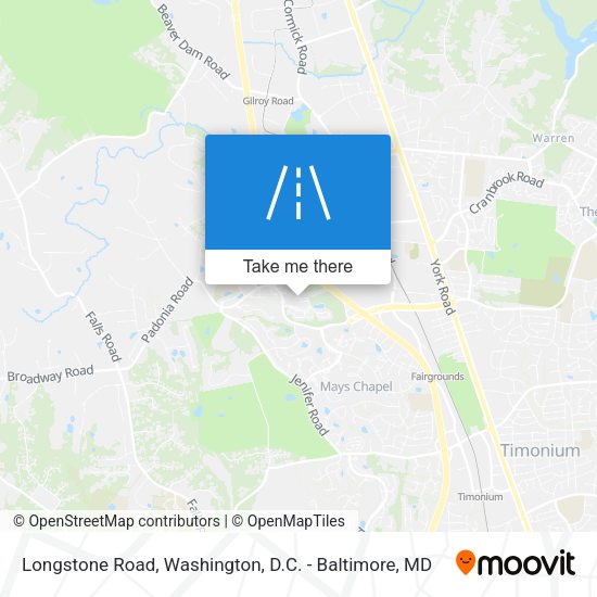 Longstone Road map