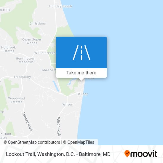 Lookout Trail map