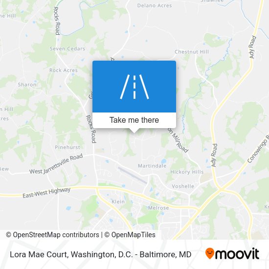 Lora Mae Court map