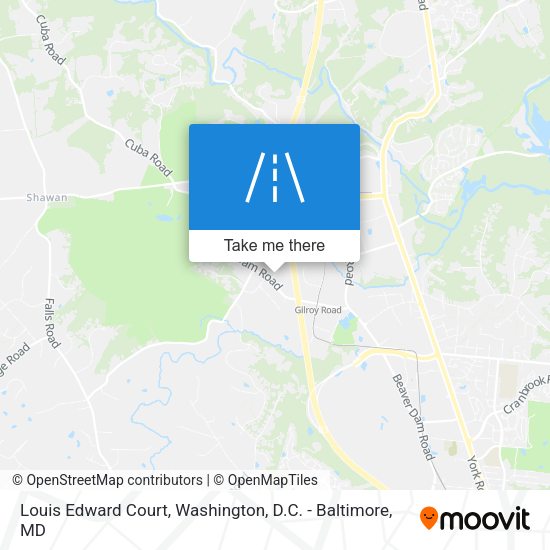 Louis Edward Court map