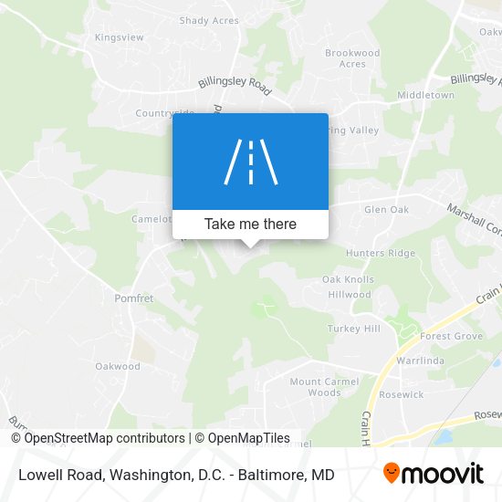 Mapa de Lowell Road