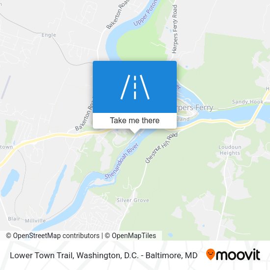 Mapa de Lower Town Trail