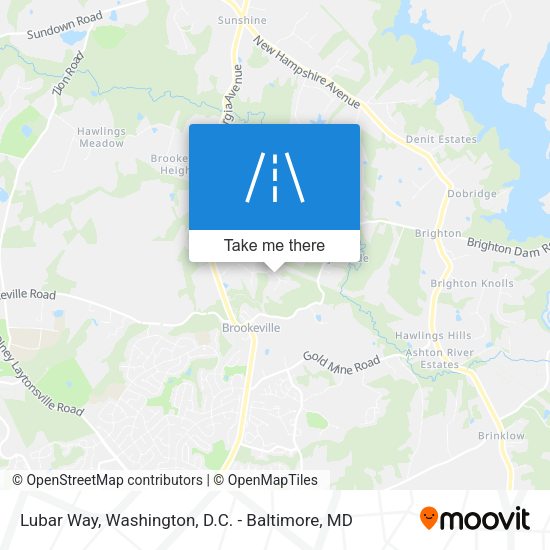 Lubar Way map